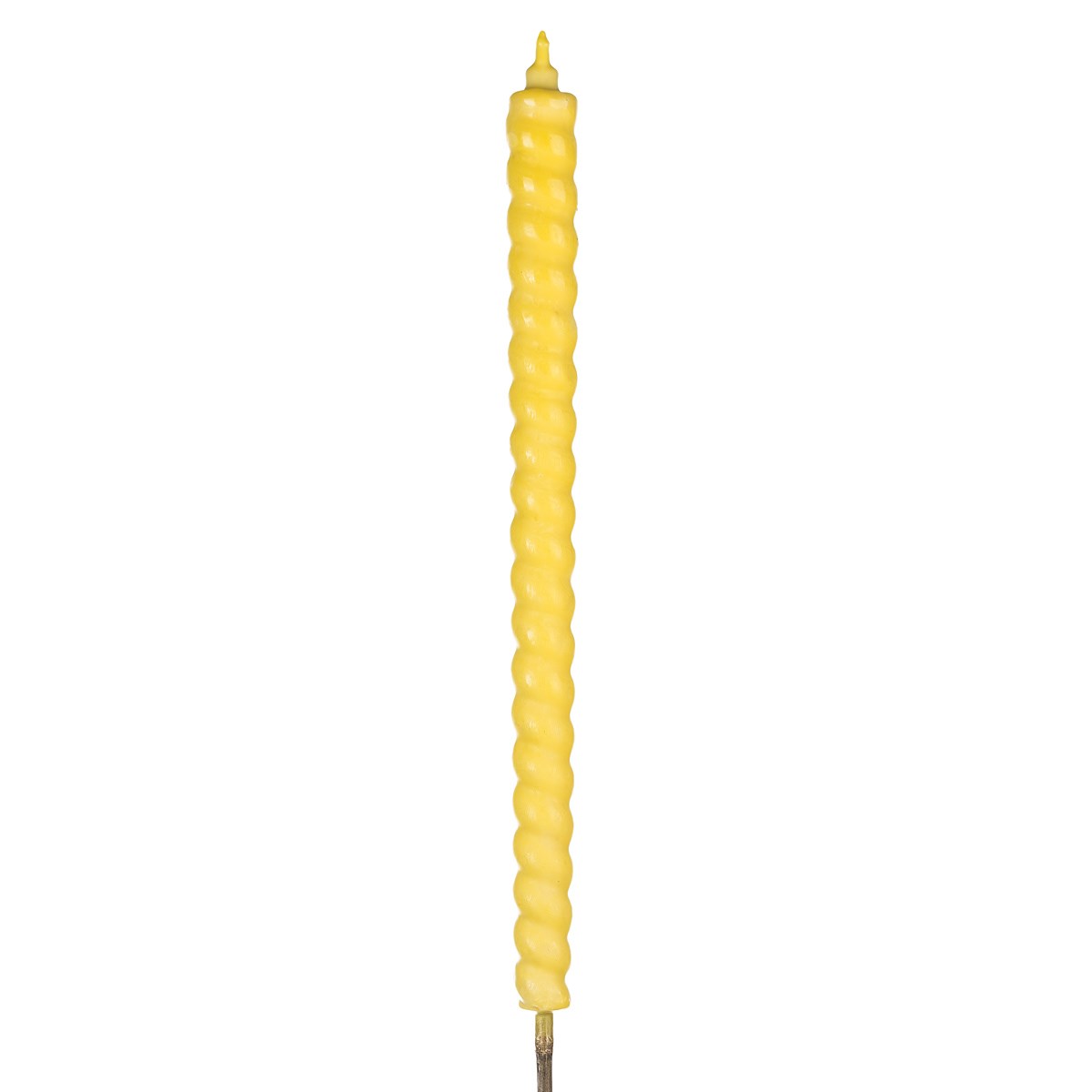 Záhradná svieca Citronella žltá, 100 cm