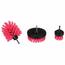 Sixtol Komplet krtač za vrtalko za čiščenjeavtomobila CAR DETAILING DRILL BRUSH PINK 3, 3 kos