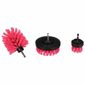 Sixtol Sada kartáčů na vrtačku pro čištění auta CAR DETAILING DRILL BRUSH PINK 3, 3 ks