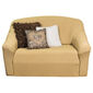 4Home Pokrowiec multielastyczny na sofę, beżowy Elegant, 140 - 180 cm