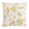 Bellatex Наволочка EMA Великдень Зайчик квітковий бежевий, 45 x 45 см