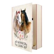 Bohemia Gifts Kosmetisches Set Buch - Über Pferde und Menschen