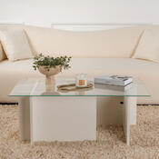 Couchtisch Vetrino Wooden White