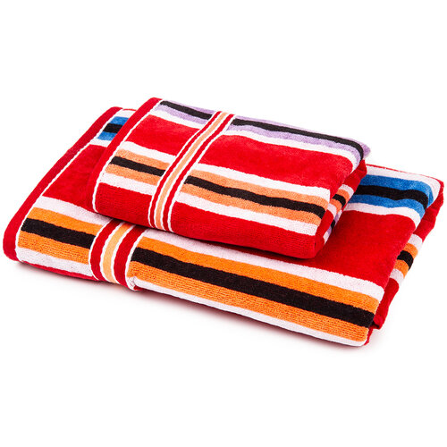 Zestaw Stripes Ema ręcznik i ręcznik kąpielowy, 70 x 140 cm, 50 x 90 cm