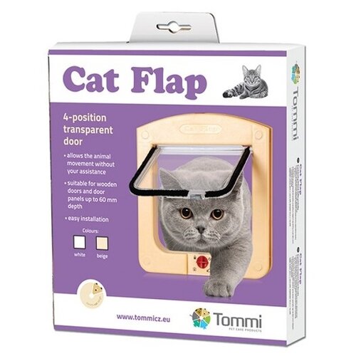 Tommi Dvířka pro kočky Cat Flap, béžová