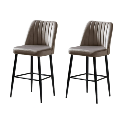Set de scaune de bar Vento Cappuccino and Black, 2buc.