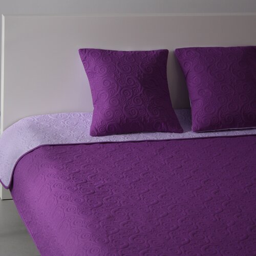 Prikrývka na posteľ Maestri fialová a svetlo fialová, 220 x 240 cm