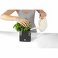 Jardinieră inteligentă Flower Lover Cobble, pentru ierburi, alb, 14 cm