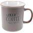 Coffee kőagyag bögre szürke, 710 ml