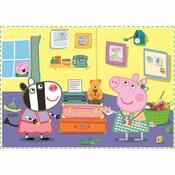 Trefl Puzzle Prasátko Peppa: Vzpomínky na prázdniny, 4v1