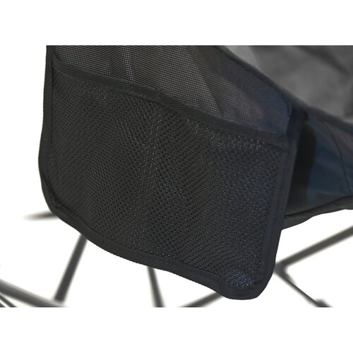 Cattara 13467 Scaun pliant de camping Merit Foldi, negru
