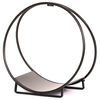 Suport metalic circular pentru lemne, 50 x 50 x 27cm