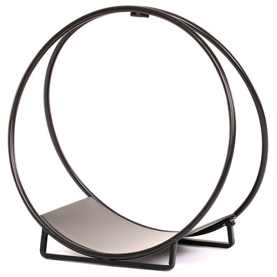 Suport metalic circular pentru lemne, 50 x 50 x 27cm