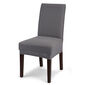 Husă multielastică 4Home Comfort pentru scaun, gri, 40 - 50 cm, set 2 buc.