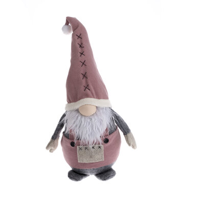 Pitic de Crăciun Scruffy roz, 25 x 55 cm
