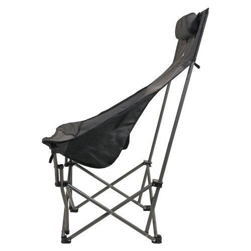 Cattara 13467 Scaun pliant de camping Merit Foldi, negru