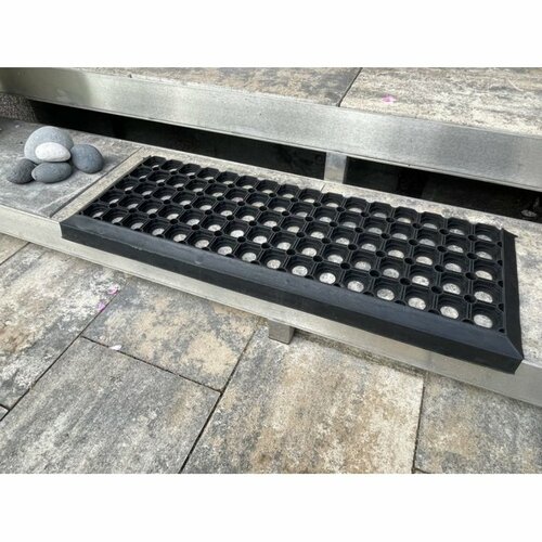 Stufenmatte aus Gummi Compos, 25 x 75 cm