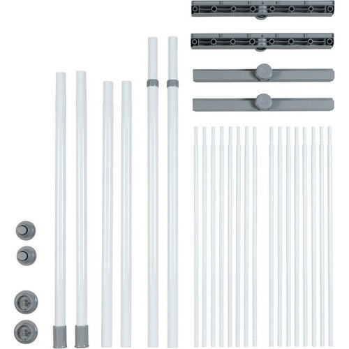 Wenko Teleskopické vešiaky Herkules Twin, biela