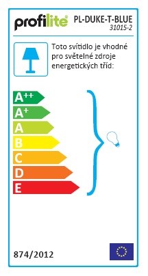 Profilite Lampa wisząca Duke blue