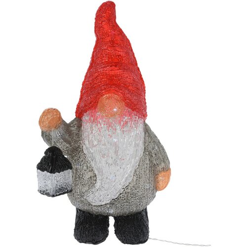 Decorațiune Elf de Crăciun cu lumină LED, 39 x 21 x 13,5 cm