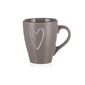 Banquet Kubek ceramiczny HEART 310 ml, 6 szt., brązowy