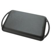 Cattara 13062 Grillpfanne mit Griffen Gusseisen, 33 x 21,5 cm