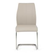 Scaun de dining din piele ecologică DCL-D1277 CRM,crem