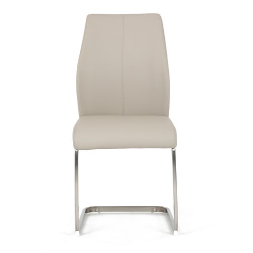Scaun din piele ecologică DCL-D1277 CRM, crem
