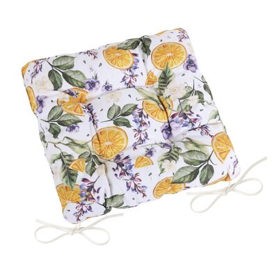 Bellatex Sitzkissen DITA gesteppt Orange, 40 x 40 cm