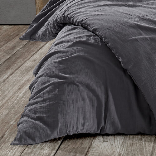 4Home Muslin posteljnina Steel, 220 x 200 cm, 2 kos 70 x 90 cm