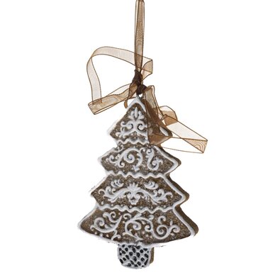 Wiszący piernik Choinka, 6,5 x 9,1 x 1,4 cm, poliresin