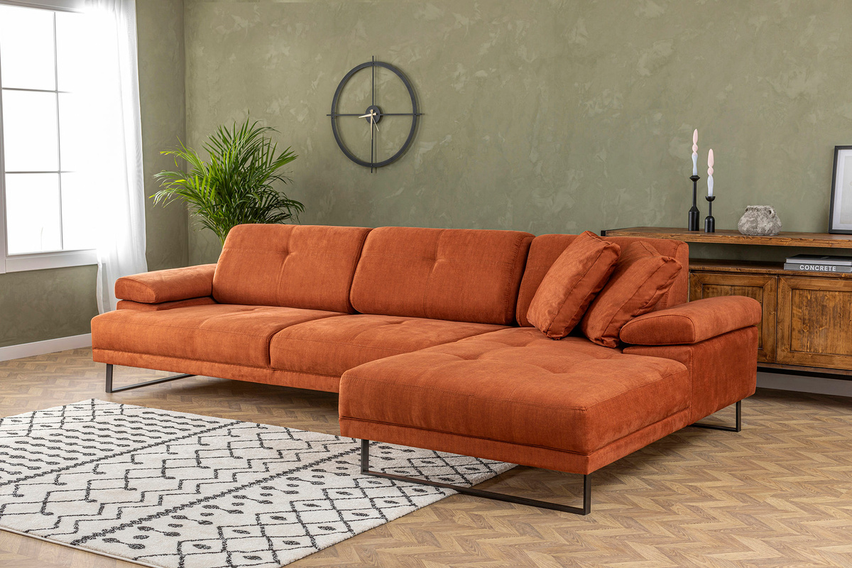 Rohová pohovka Mustang Small Right Orange