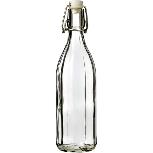 Sticlă cu închidere cu clips, 1 l, 6 buc.