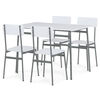Jídelní set pro 4 osoby CORE White, šedá
