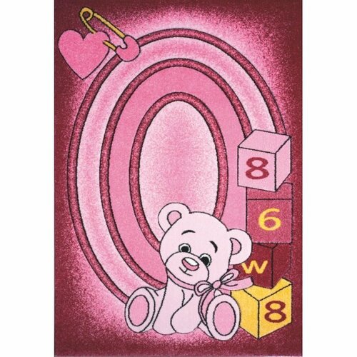 Spoltex Dětský koberec Toys pink C 126, 133 x 195 cm