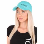 Sixtol Kšiltovka s LED světlem B-CAP 25lm, nabíjecí, USB, uni, tyrkysová