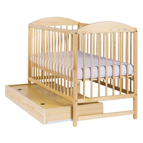 Drewex LULAYA Kinderbett mit Schublade, Weiß
