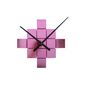Karlsson KA5974PI design ceas de perete roz, diametru 80 cm