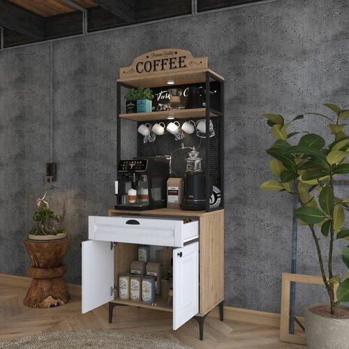 Schrank Jehy Walnut and White