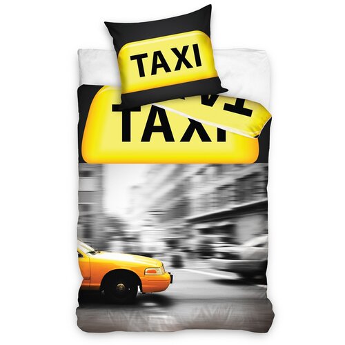 Bavlnené obliečky Taxi, 140 x 200 cm, 70 x 90 cm
