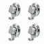 Compactor Wieszaki łazienkowe bez wiercenia System Bestlock, 4 szt.