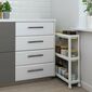Fahrbares Regal Tina, 53 x 17 x 71 cm