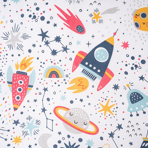 4Home Cosmic Adventure bombažna posteljnina za otroške postelje, 100 x 135 cm, 40 x 60 cm