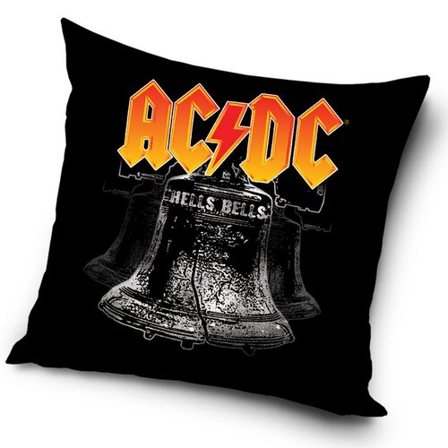 Carbotex Obliečka na vankúšik AC/DC Hells Bells Tour, 40 x 40 cm