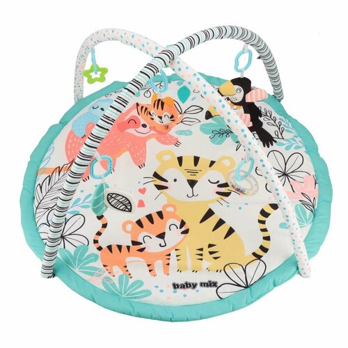 Baby Mix Hrací deka Tygřík a kamarádi, 90 x 60 cm