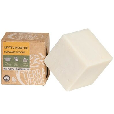 Tierra Verde Umývanie v kocke s vôňou bio silice vavrín kubébový, 165 g