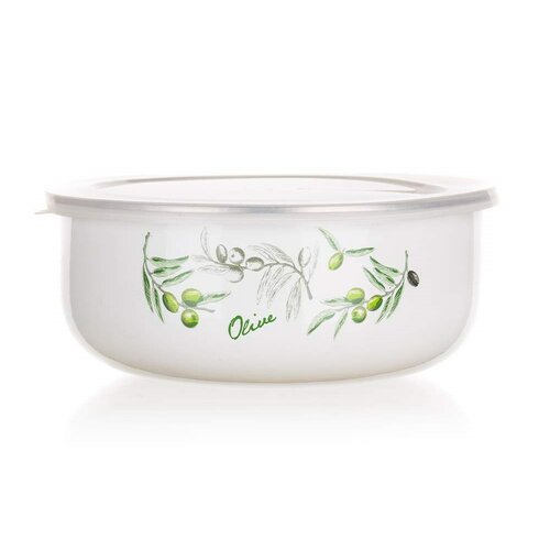 Banquet Set of enamel bowls Olives