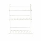 Suport pentru flori din bambus Nepel Tip 1 alb, 70x 40 x 96 cm