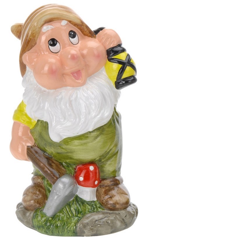 Zahradní trpaslík s krumpáčem