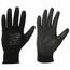 Sixtol Delovne poliestrske rokavice GLOVE PE-PU 10črne, velikost 10"